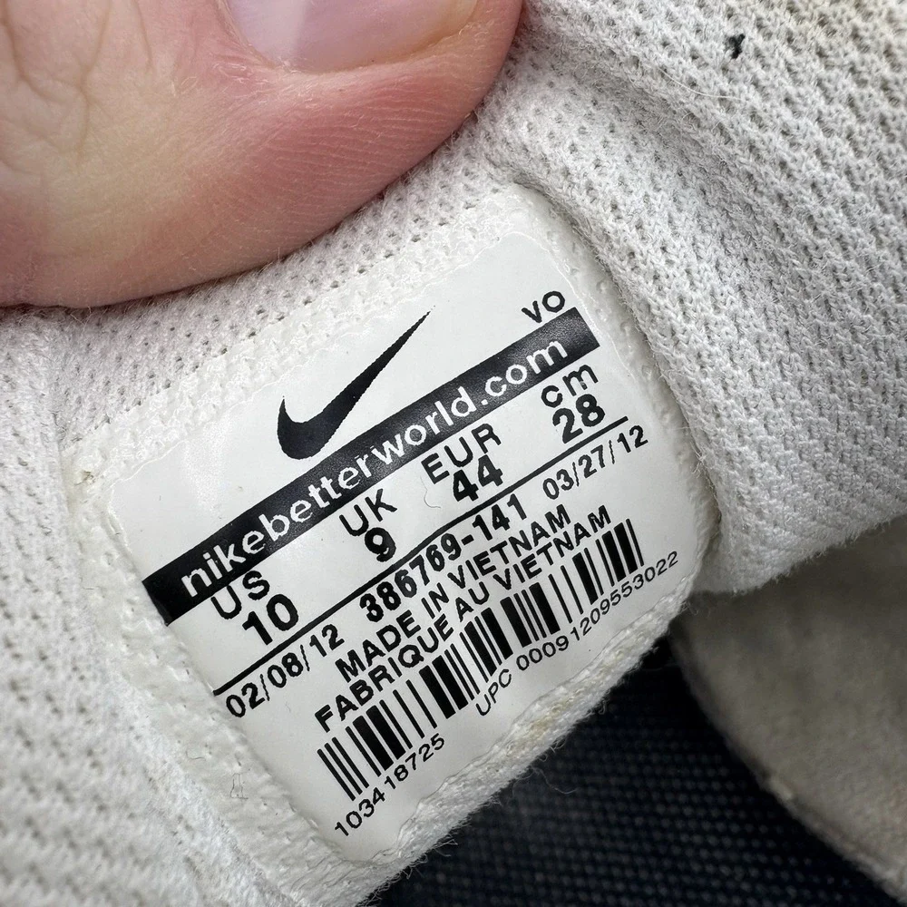 Nike Shoes‎ Mens Size 10 T Lite VIII 386769-141 White Sneakers Dad